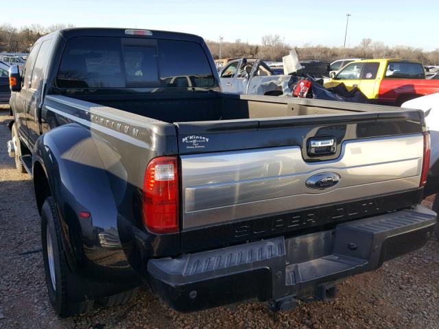 1FT8W3DT8DEB07328 - 2013 FORD F350 BLACK photo 3