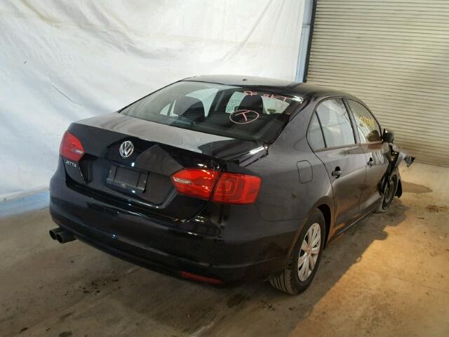 3VW1K7AJ7EM395844 - 2014 VOLKSWAGEN JETTA BASE 黑色 照片 4