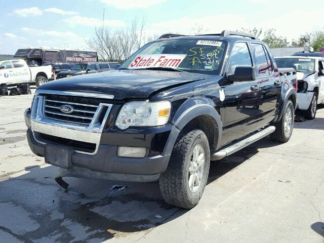 1FMEU31K27UA22088 - 2007 FORD EXPLORER S BLACK photo 2