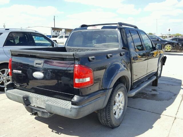 1FMEU31K27UA22088 - 2007 FORD EXPLORER S BLACK photo 4