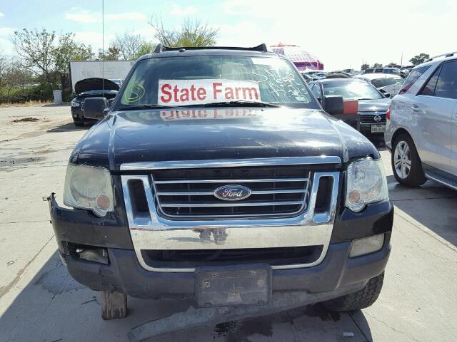 1FMEU31K27UA22088 - 2007 FORD EXPLORER S BLACK photo 9