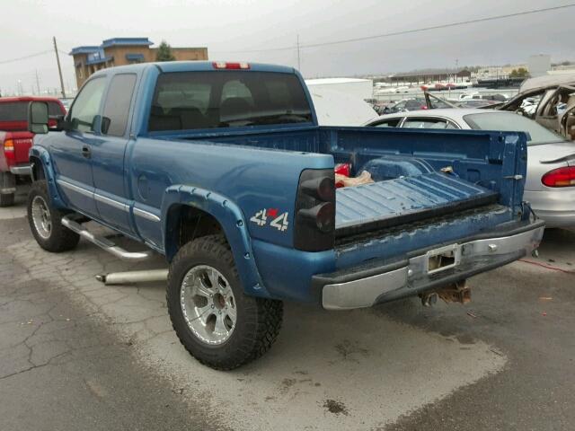 1GTEK19T51Z241777 - 2001 GMC NEW SIERRA BLUE photo 3