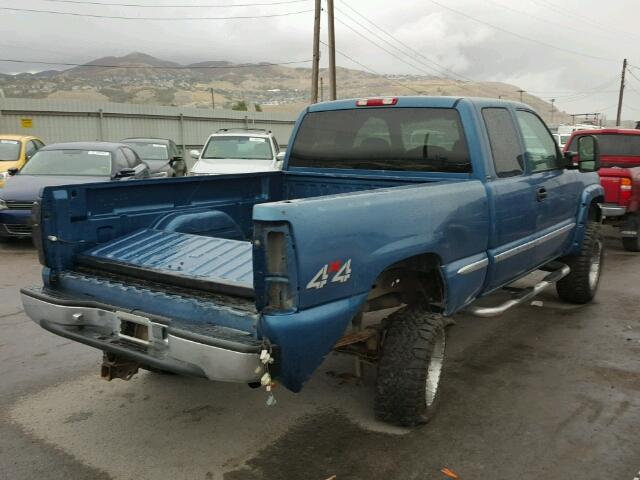 1GTEK19T51Z241777 - 2001 GMC NEW SIERRA BLUE photo 4