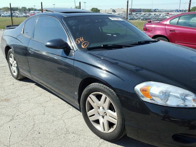 2G1WK15K679418284 - 2007 CHEVROLET MONTE CARL BLACK photo 1