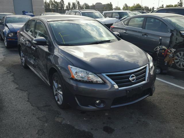 3N1AB7AP7FY323028 - 2015 NISSAN SENTRA S BLACK photo 1