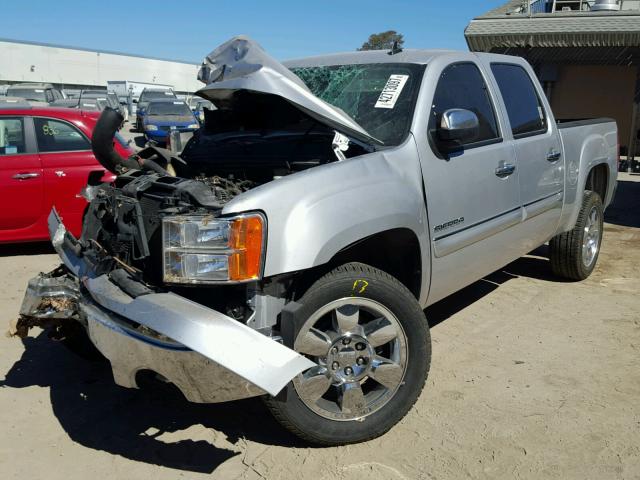 3GTP1VE03BG255337 - 2011 GMC SIERRA SILVER photo 2