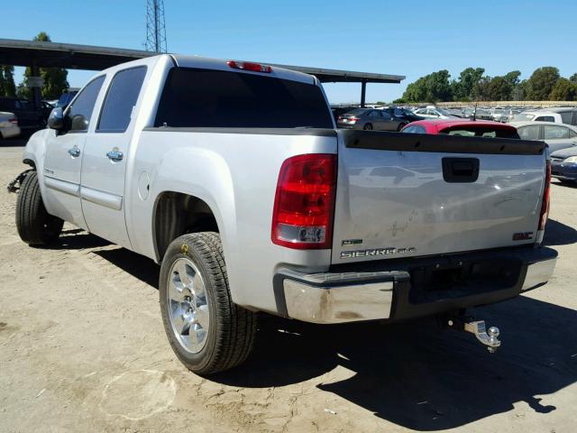 3GTP1VE03BG255337 - 2011 GMC SIERRA SILVER photo 3