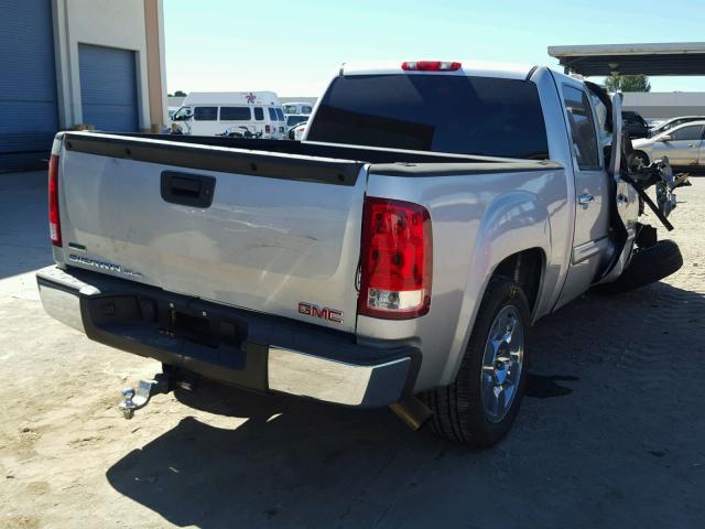 3GTP1VE03BG255337 - 2011 GMC SIERRA SILVER photo 4