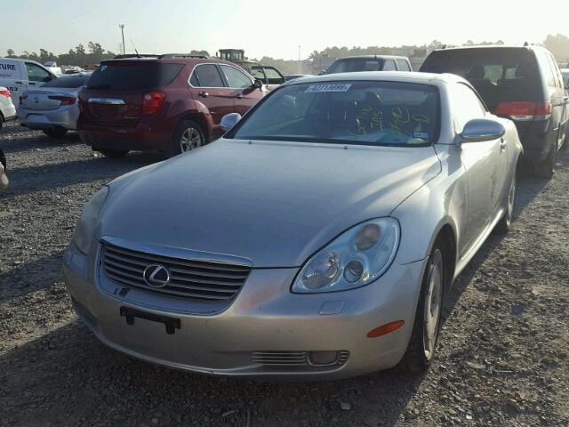 JTHFN48Y520028312 - 2002 LEXUS SC 430 SILVER photo 2