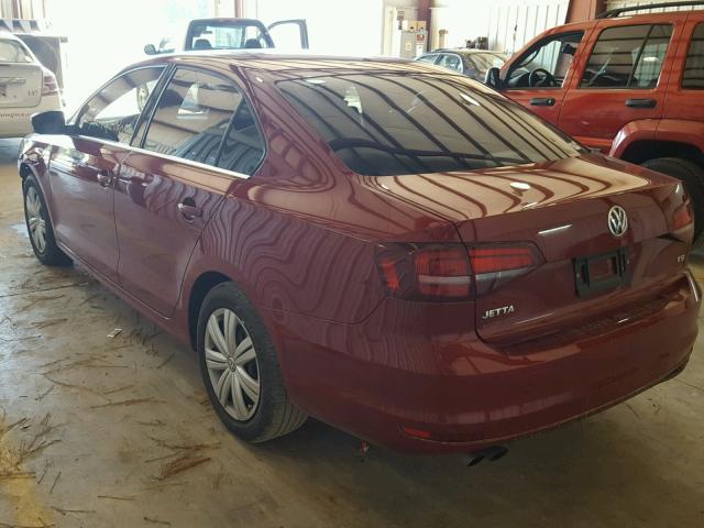 3VW2B7AJ2HM283445 - 2017 VOLKSWAGEN JETTA S 黑色 照片 3