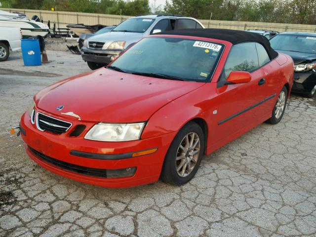 YS3FD79Y056008533 - 2005 SAAB 9-3 ARC RED photo 2