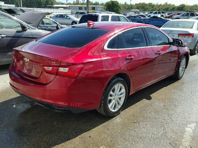 1G1ZE5ST3HF131759 - 2017 CHEVROLET MALIBU LT RED photo 4