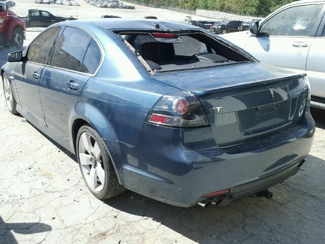 6G2EC57Y79L199590 - 2009 PONTIAC G8 BLUE photo 3