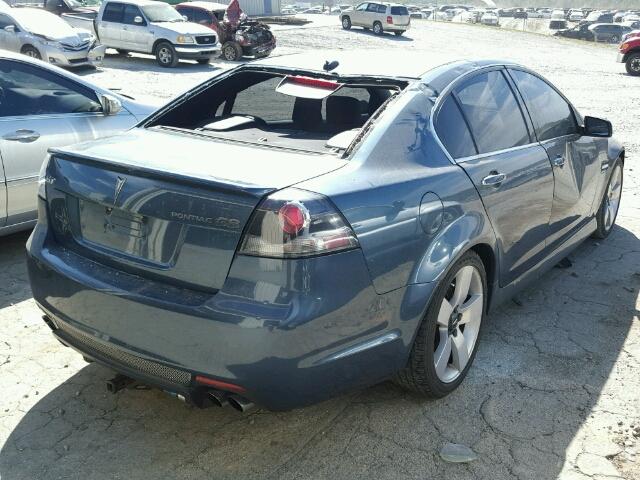 6G2EC57Y79L199590 - 2009 PONTIAC G8 BLUE photo 4