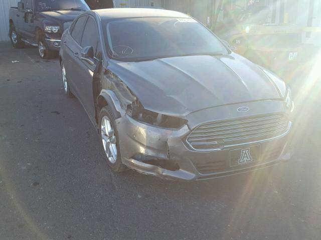 3FA6P0H74DR262803 - 2013 FORD FUSION SE GRAY photo 1