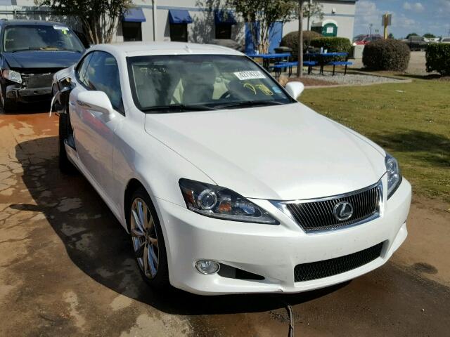 JTHFF2C25E2531173 - 2014 LEXUS IS WHITE photo 1