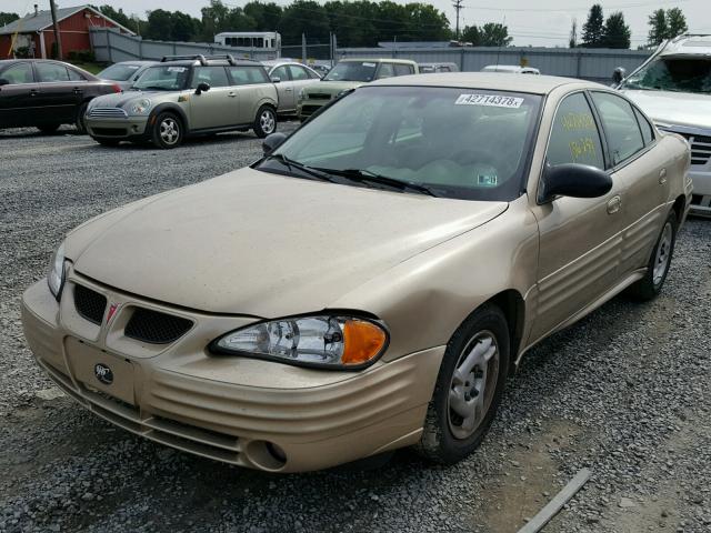 1G2NF52F92C247221 - 2002 PONTIAC GRAND AM S Qızıl foto 2