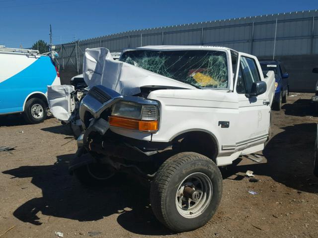 1FTEX14H3TKA51007 - 1996 FORD F150 WHITE photo 2