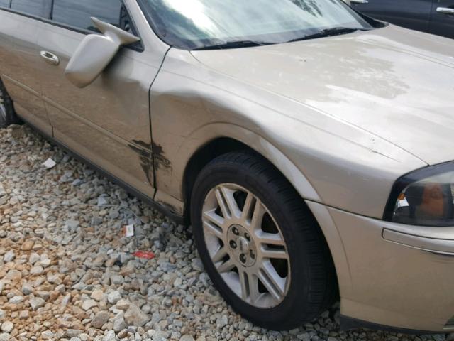 1LNHM87A45Y651835 - 2005 LINCOLN LS 金色 照片 9