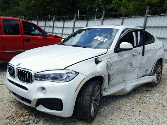 5UXKU6C54G0R34341 - 2016 BMW X6 XDRIVE5 WHITE photo 10