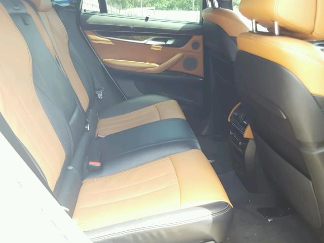 5UXKU6C54G0R34341 - 2016 BMW X6 XDRIVE5 WHITE photo 6