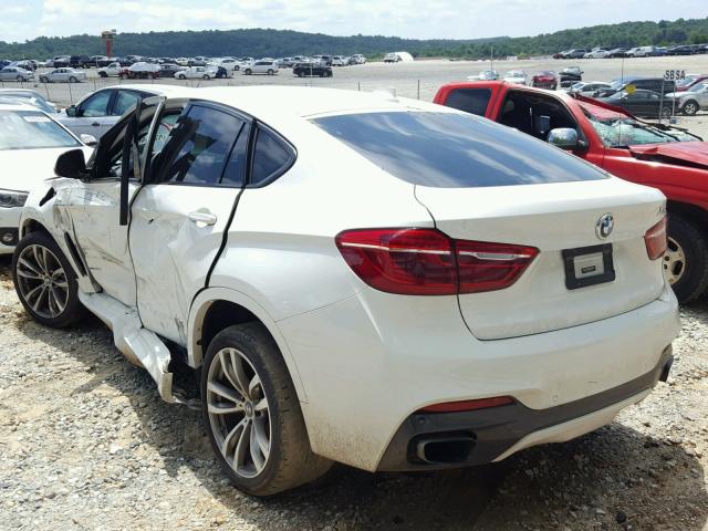 5UXKU6C54G0R34341 - 2016 BMW X6 XDRIVE5 WHITE photo 9