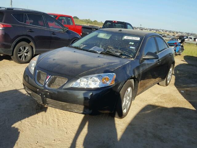 1G2ZF57B884308813 - 2008 PONTIAC G6 BLACK photo 2