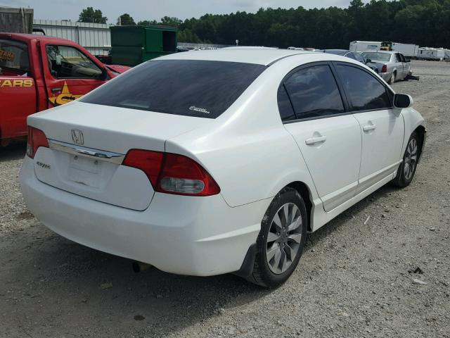 2HGFA16939H343401 - 2009 HONDA CIVIC EXL 白色 照片 4