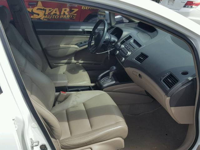 2HGFA16939H343401 - 2009 HONDA CIVIC EXL 白色 照片 5