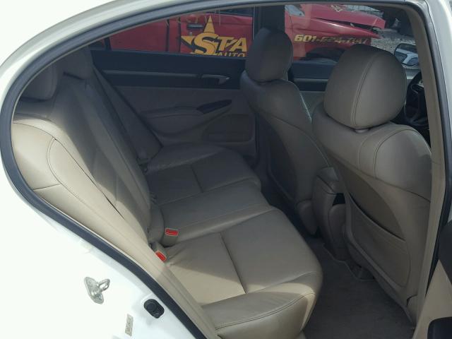 2HGFA16939H343401 - 2009 HONDA CIVIC EXL 白色 照片 6