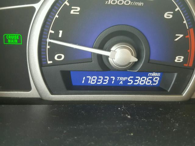 2HGFA16939H343401 - 2009 HONDA CIVIC EXL 白色 照片 8