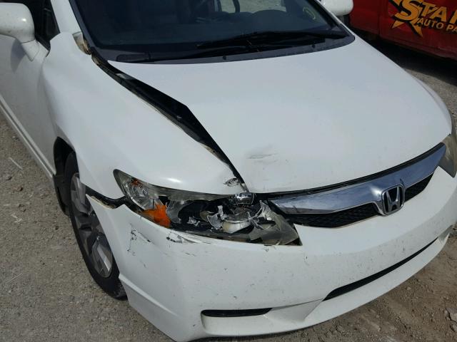 2HGFA16939H343401 - 2009 HONDA CIVIC EXL 白色 照片 9