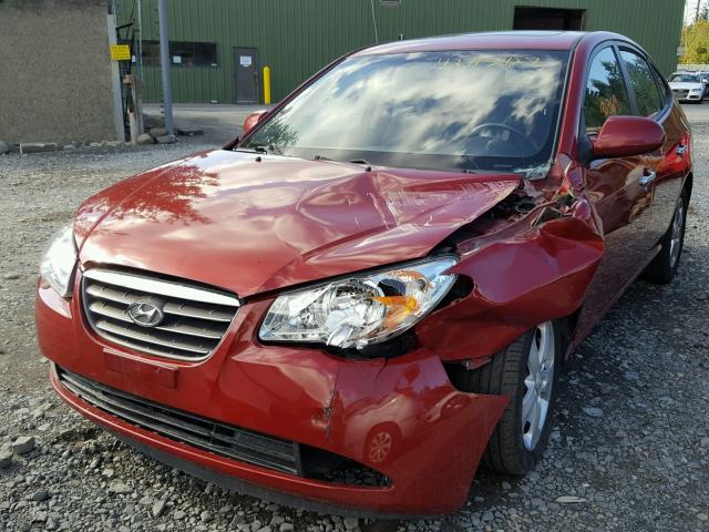 KMHDU46D98U316696 - 2008 HYUNDAI ELANTRA GL MAROON photo 2