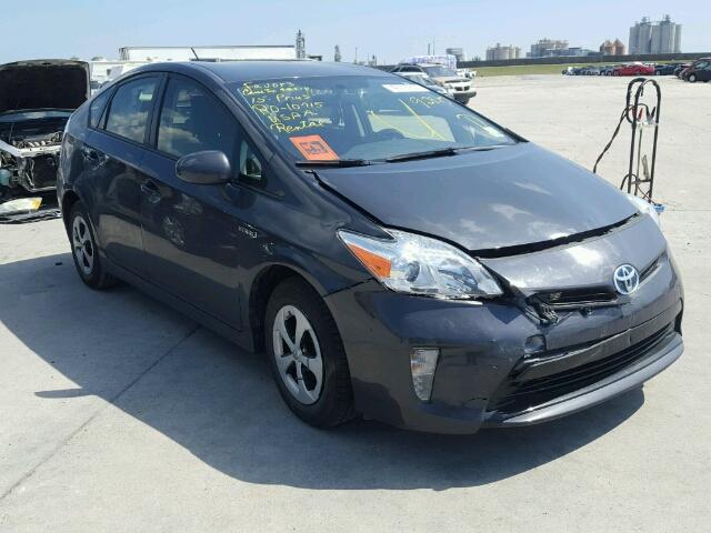 JTDKN3DU5F0438899 - 2015 TOYOTA PRIUS GRAY photo 1