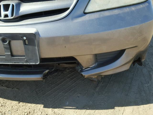 2HGES16595H509436 - 2005 HONDA CIVIC LX GRAY photo 9