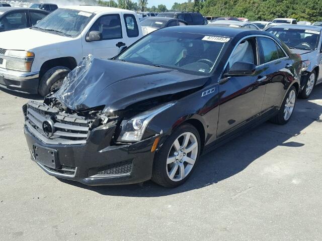 1G6AA5RA7D0176580 - 2013 CADILLAC ATS BLACK photo 2