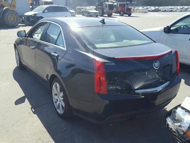 1G6AA5RA7D0176580 - 2013 CADILLAC ATS BLACK photo 3