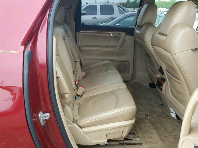 5GZER23D39J111315 - 2009 SATURN OUTLOOK XR წითელი ფოტო 6