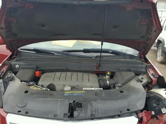 5GZER23D39J111315 - 2009 SATURN OUTLOOK XR წითელი ფოტო 7