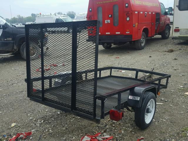 4YMUL07109G030995 - 2009 UTILITY TRAILER BLACK photo 4