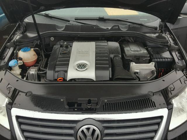 WVWEK93C96P035937 - 2006 VOLKSWAGEN PASSAT BLACK photo 7