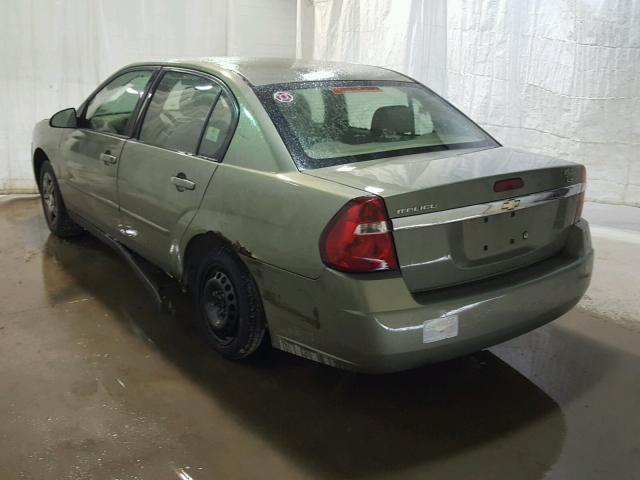 1G1ZS51F96F242852 - 2006 CHEVROLET MALIBU LS ყავისფერი ფოტო 3