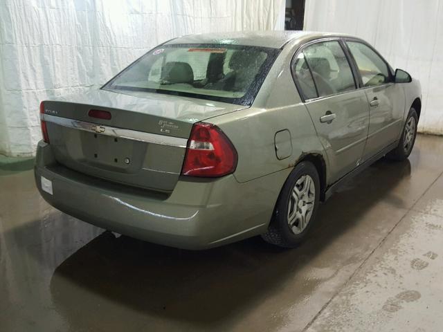 1G1ZS51F96F242852 - 2006 CHEVROLET MALIBU LS ყავისფერი ფოტო 4