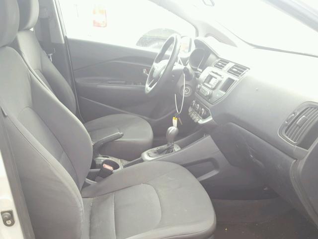 KNADM5A36D6096910 - 2013 KIA RIO LX Արծաթագույն լուսանկար 5