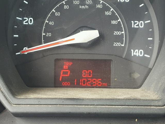 KNADM5A36D6096910 - 2013 KIA RIO LX Արծաթագույն լուսանկար 8