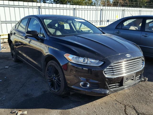 1FA6P0HD1E5358690 - 2014 FORD FUSION BLACK photo 1