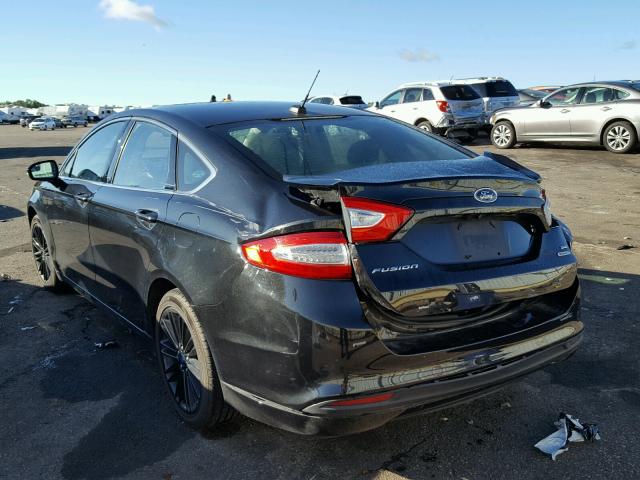 1FA6P0HD1E5358690 - 2014 FORD FUSION BLACK photo 3