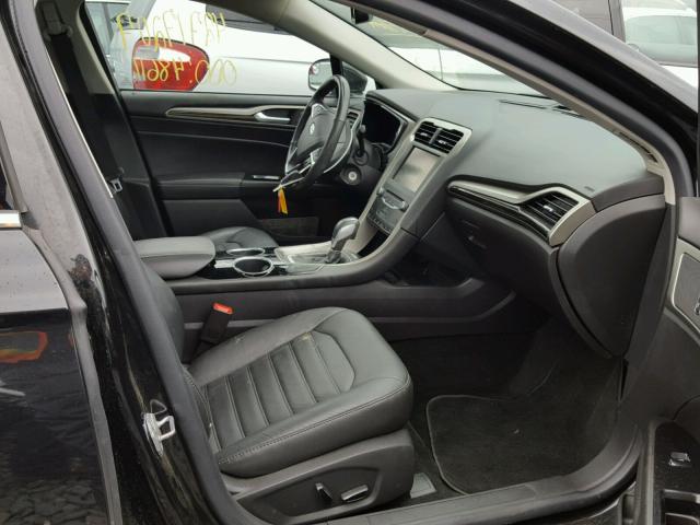 1FA6P0HD1E5358690 - 2014 FORD FUSION BLACK photo 5