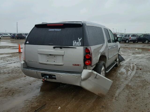 1GKFK66867J228811 - 2007 GMC YUKON XL D SILVER photo 4