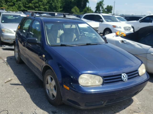 WVWGC21J1YW462813 - 2000 VOLKSWAGEN GOLF GLS BLUE photo 1